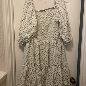 Ivy City Co Blue Short Madeline Dress